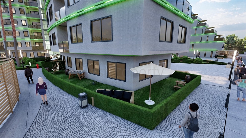 An investment project in the Zeytinlik - Antalya microdistrict 