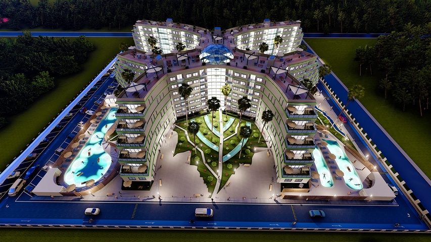 An investment project in the Zeytinlik - Antalya microdistrict 