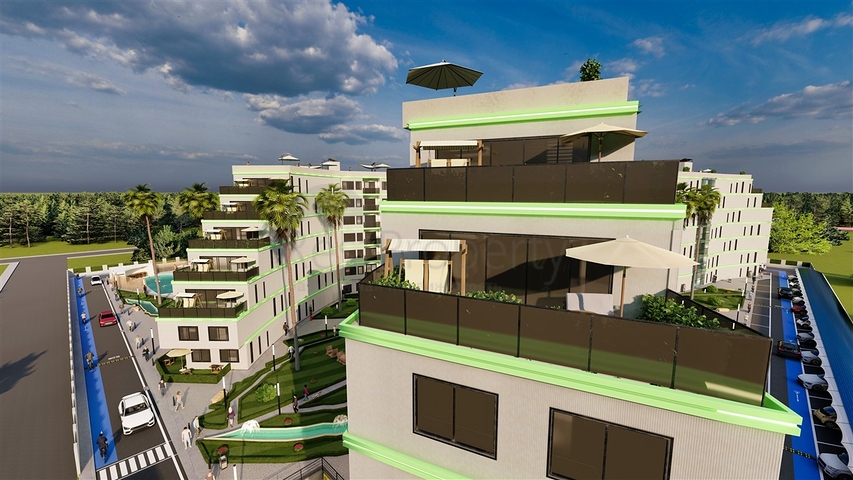 An investment project in the Zeytinlik - Antalya microdistrict 