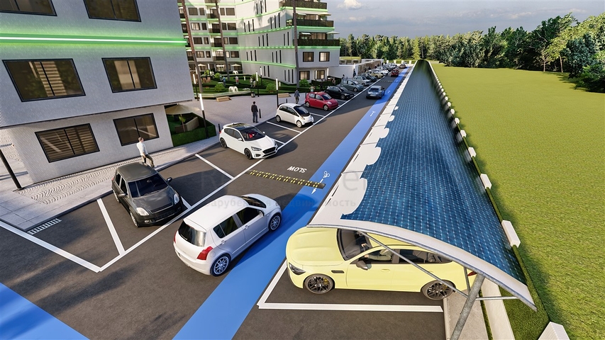 An investment project in the Zeytinlik - Antalya microdistrict 
