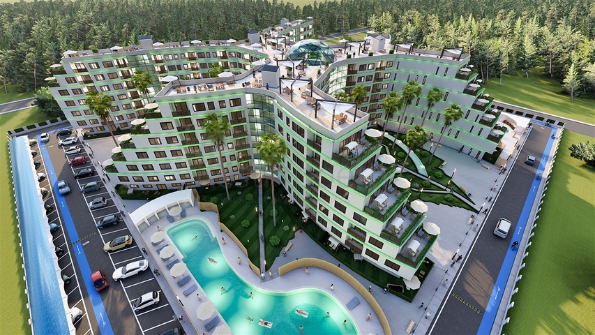 An investment project in the Zeytinlik - Antalya microdistrict 