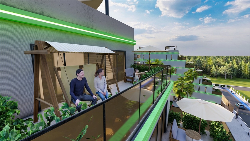 An investment project in the Zeytinlik - Antalya microdistrict 