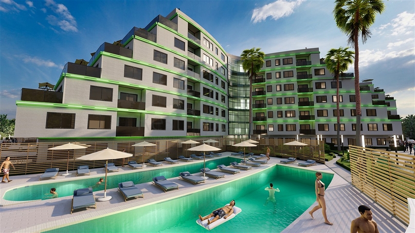 An investment project in the Zeytinlik - Antalya microdistrict 