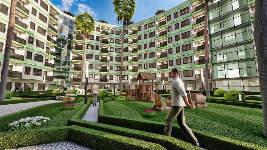 An investment project in the Zeytinlik - Antalya microdistrict 