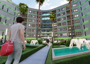 An investment project in the Zeytinlik - Antalya microdistrict 