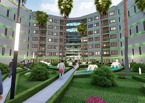 An investment project in the Zeytinlik - Antalya microdistrict 