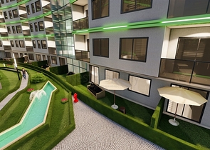 An investment project in the Zeytinlik - Antalya microdistrict 