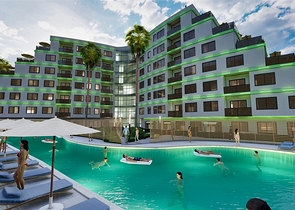 An investment project in the Zeytinlik - Antalya microdistrict 