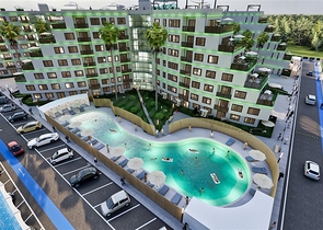 An investment project in the Zeytinlik - Antalya microdistrict 