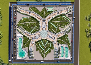 An investment project in the Zeytinlik - Antalya microdistrict 