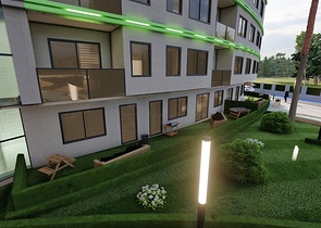 An investment project in the Zeytinlik - Antalya microdistrict 