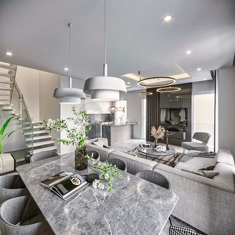 Investment project in Uchgen - Antalya microdistrict 