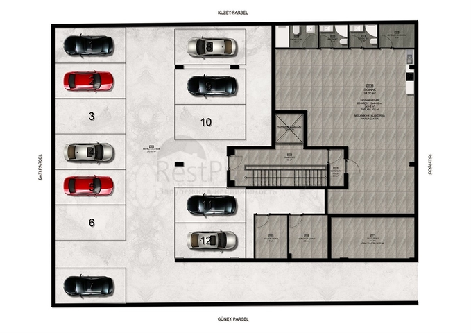 Investment project in Uchgen - Antalya microdistrict 