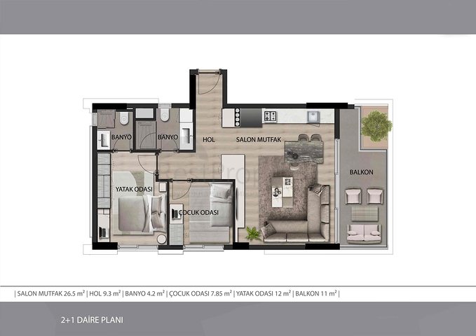 Investment project in the Altyntas - Antalya area