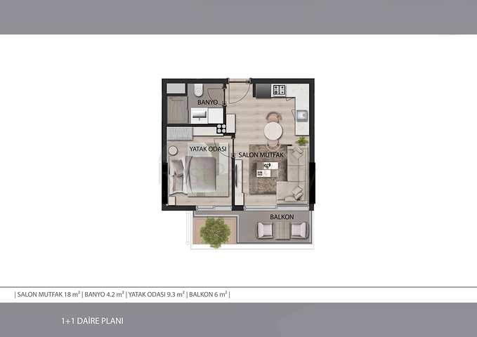 Investment project in the Altyntas - Antalya area
