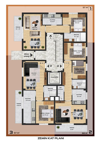 Investment project in Kepez - Antalya area 
