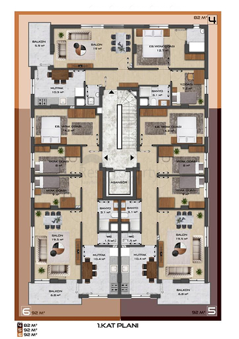 Investment project in Kepez - Antalya area 
