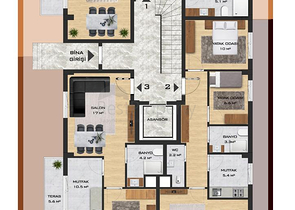 Investment project in Kepez - Antalya area 