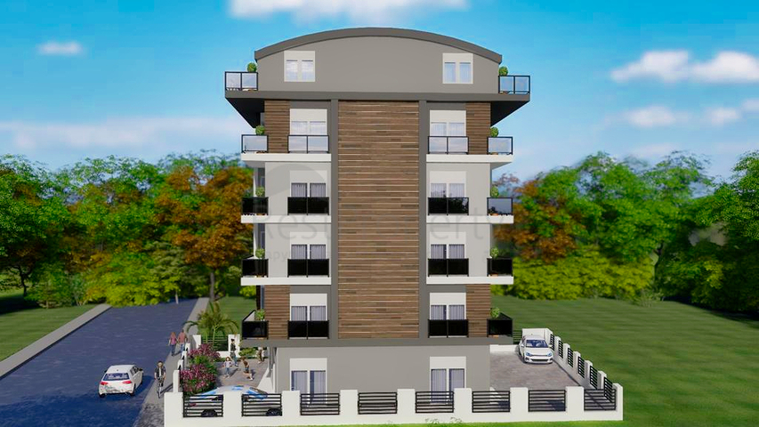 Apartments of the 1+1 and 2+1 layout in the Kyzylaryk - Antalya microdistrict 