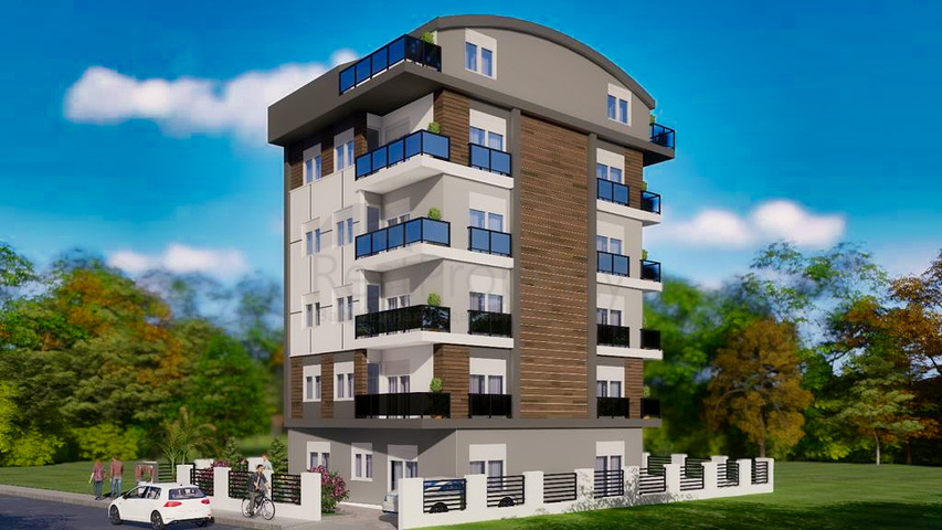 Apartments of the 1+1 and 2+1 layout in the Kyzylaryk - Antalya microdistrict 