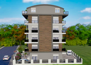 Apartments of the 1+1 and 2+1 layout in the Kyzylaryk - Antalya microdistrict 