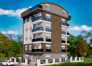 Apartments of the 1+1 and 2+1 layout in the Kyzylaryk - Antalya microdistrict 