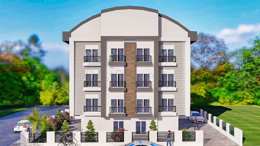 1+1 apartments in Kepez - Antalya area 