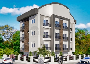 1+1 apartments in Kepez - Antalya area 