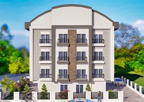 1+1 apartments in Kepez - Antalya area 