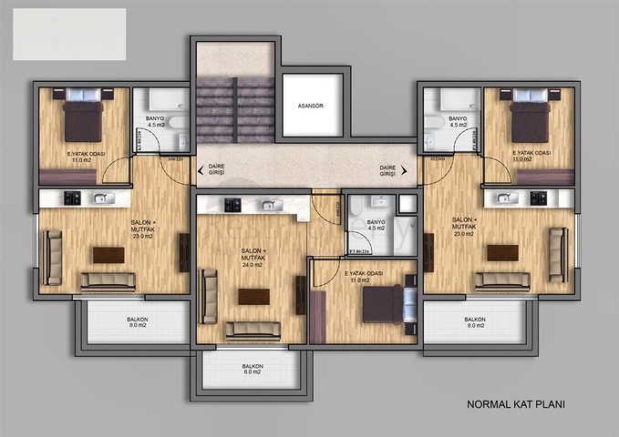 Investment project in the Altyntas - Antalya area