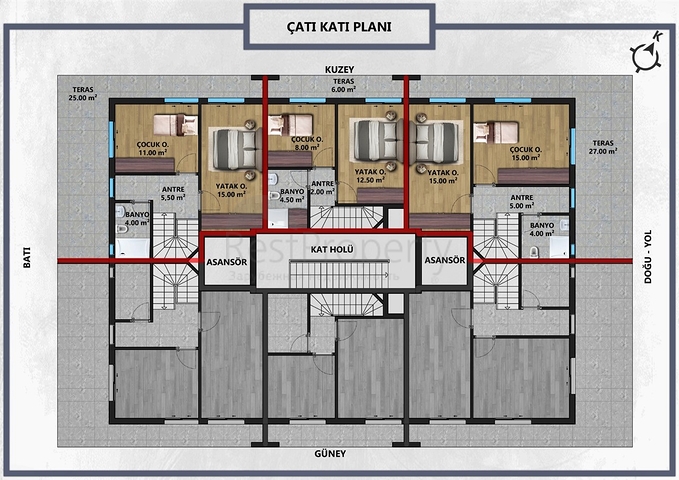 Investment project in Antalya city center 