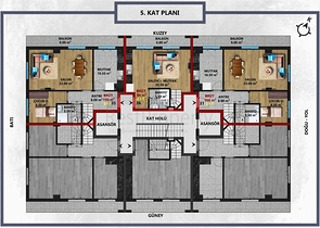 Investment project in Antalya city center 