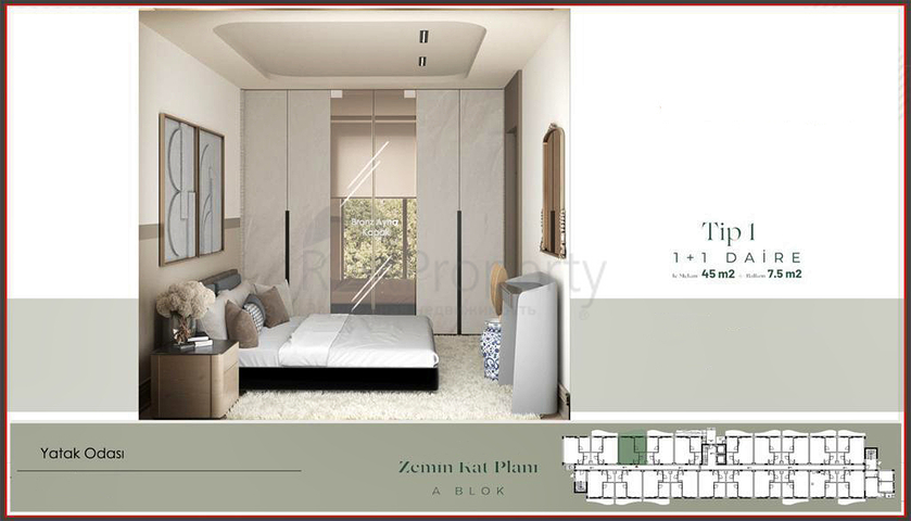 An investment project in the Guzeloba - Antalya microdistrict