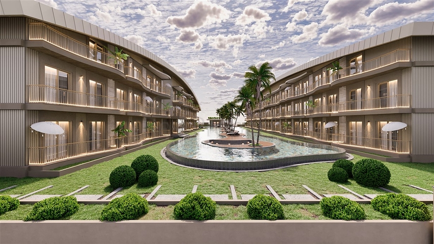 An investment project in the Guzeloba - Antalya microdistrict