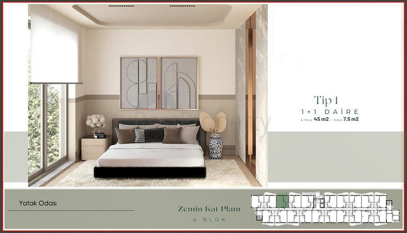 An investment project in the Guzeloba - Antalya microdistrict