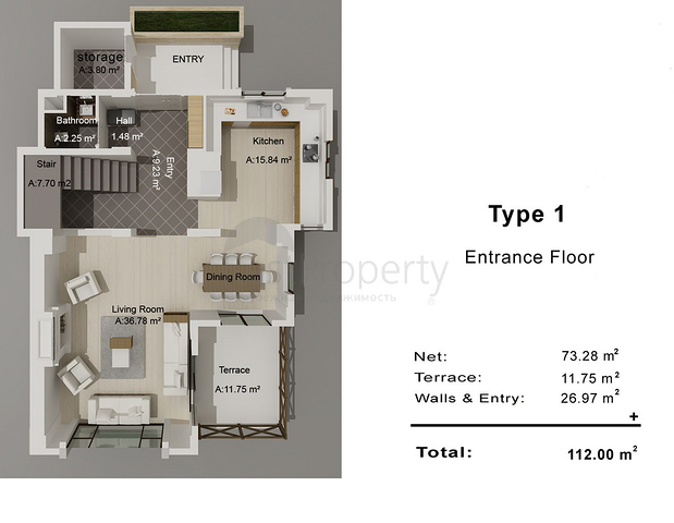 Villas in the neighborhood of Hadjisekiler - Antalya