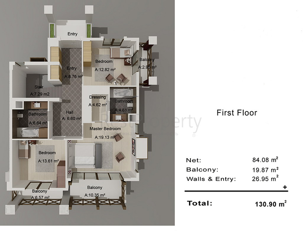 Villas in the neighborhood of Hadjisekiler - Antalya