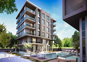 4+1 and 5+1 duplex apartments in Altynova - Antalya neighborhood