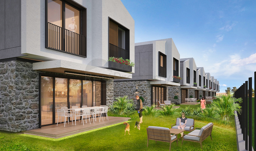 5+1 villas in the complex, in the area of Doshemealti - Antalya