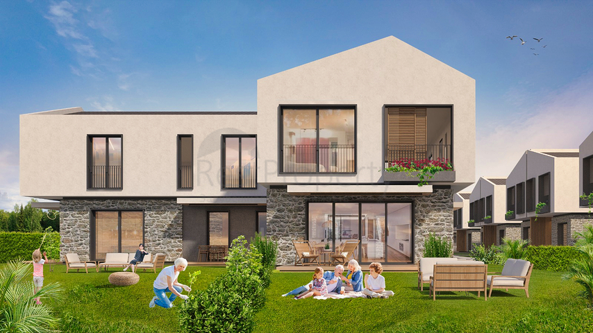 5+1 villas in the complex, in the area of Doshemealti - Antalya