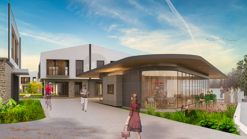 5+1 villas in the complex, in the area of Doshemealti - Antalya