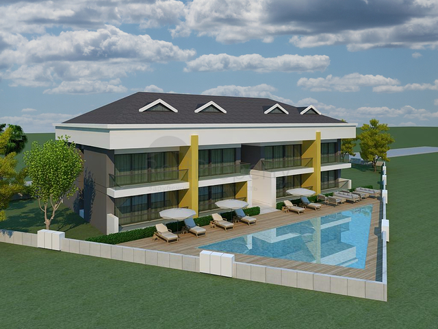 The apartment layout 1+1,2+1 in the Kemer - Antalya area 