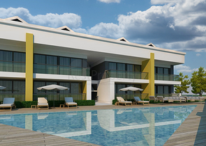 The apartment layout 1+1,2+1 in the Kemer - Antalya area 