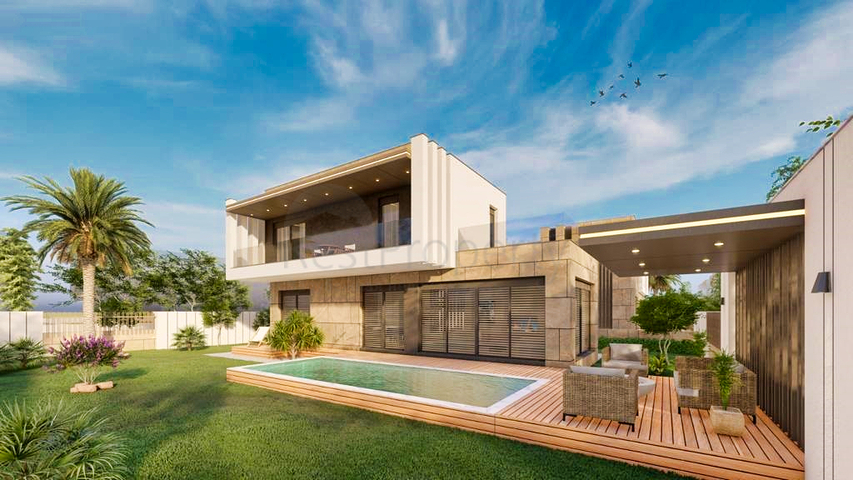 4+1 villa in Belek area of 220 m2 - Antalya 