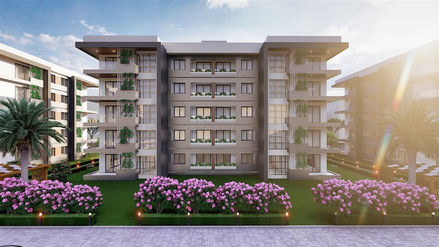 Apartments 2+1 and 3+1 in the elite area of Antalya