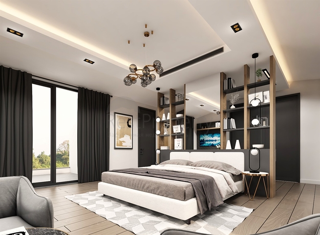 5+2 villa in Mollayusuf - Antalya neighborhood