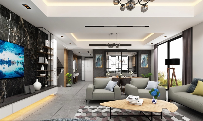 5+2 villa in Mollayusuf - Antalya neighborhood