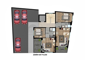 1+1 apartments in Yuksekalan - Antalya neighborhood 