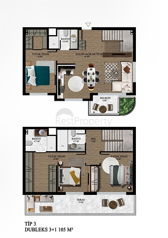 Investment project in the Altyntas - Antalya area 