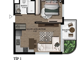 Investment project in the Altyntas - Antalya area 